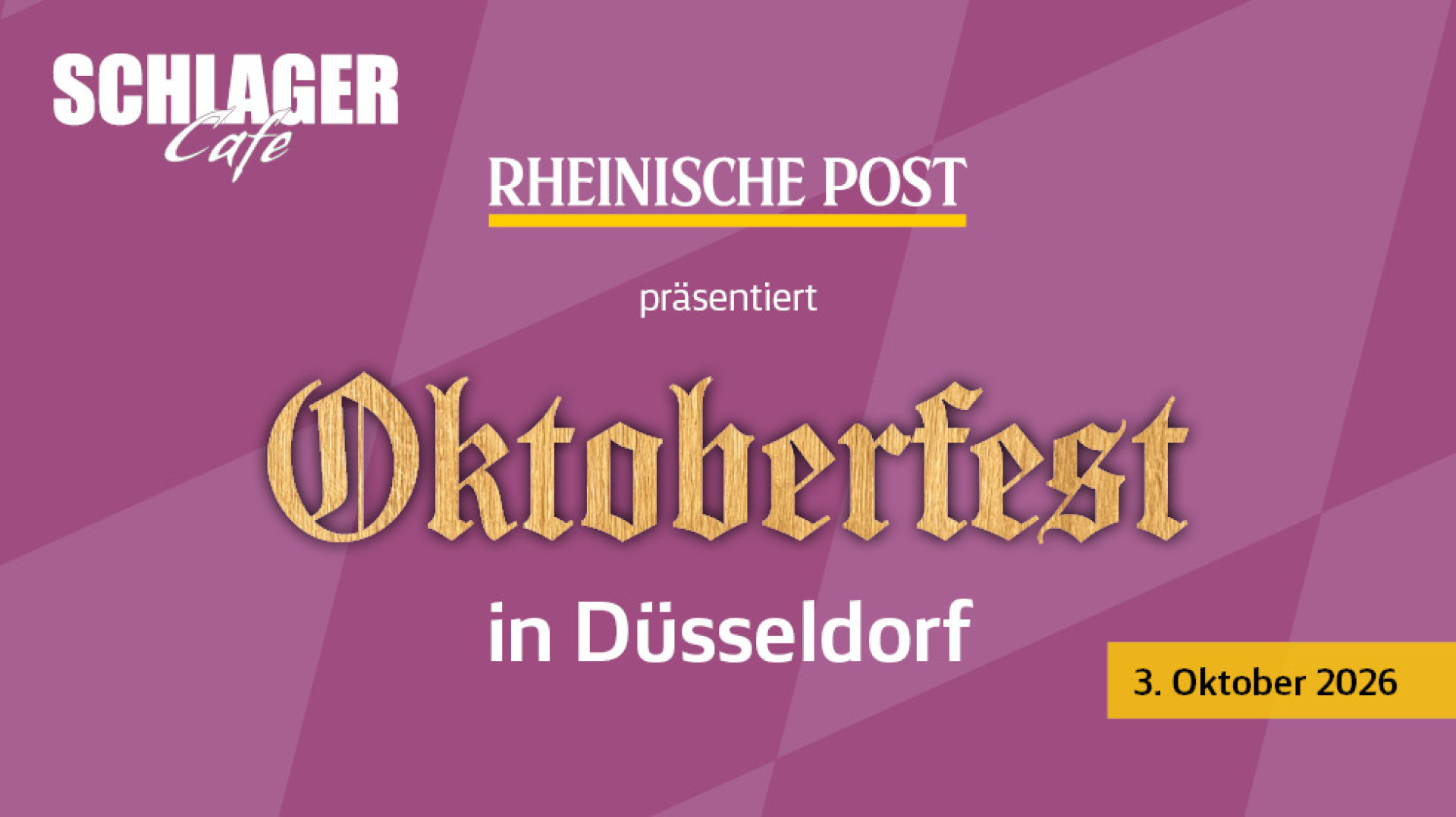 Oktoberfest in D&uuml;sseldorf 2026