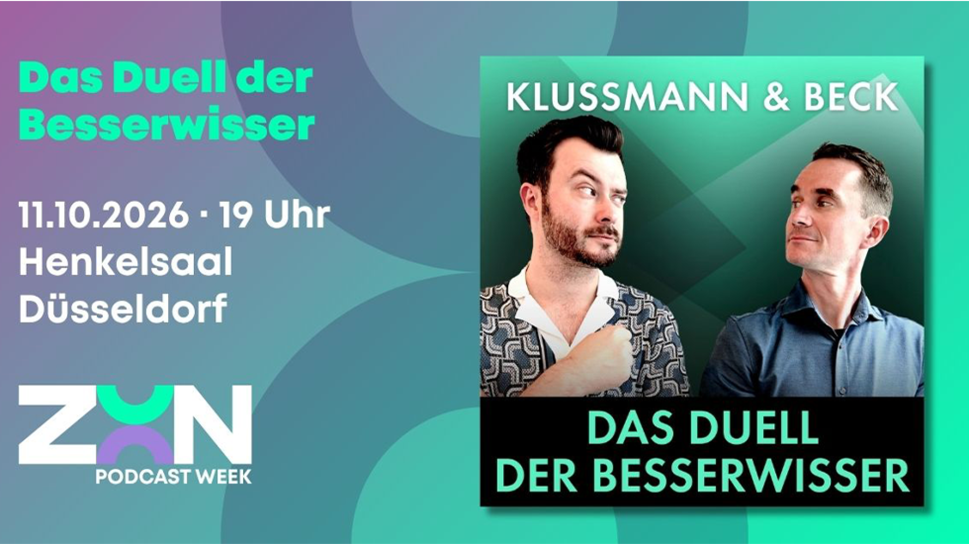 Klussmann & Beck  Live-Podcast